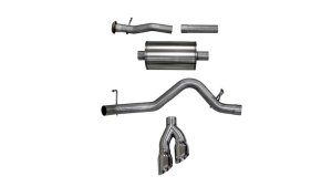 Chevrolet Colorado Performance Exhaust - Single Rear Exit - CORSA Performance - Cat-Back Sport - `17-`22
